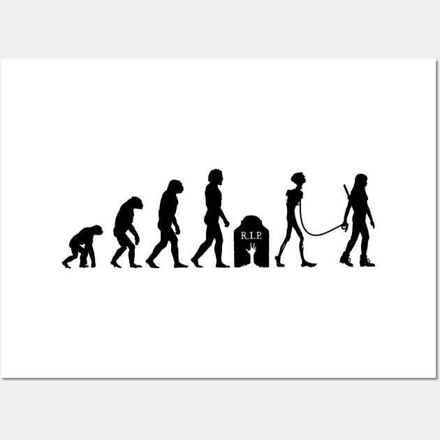 ZOMBIE EVOLUTION Wall Art by magnifreak